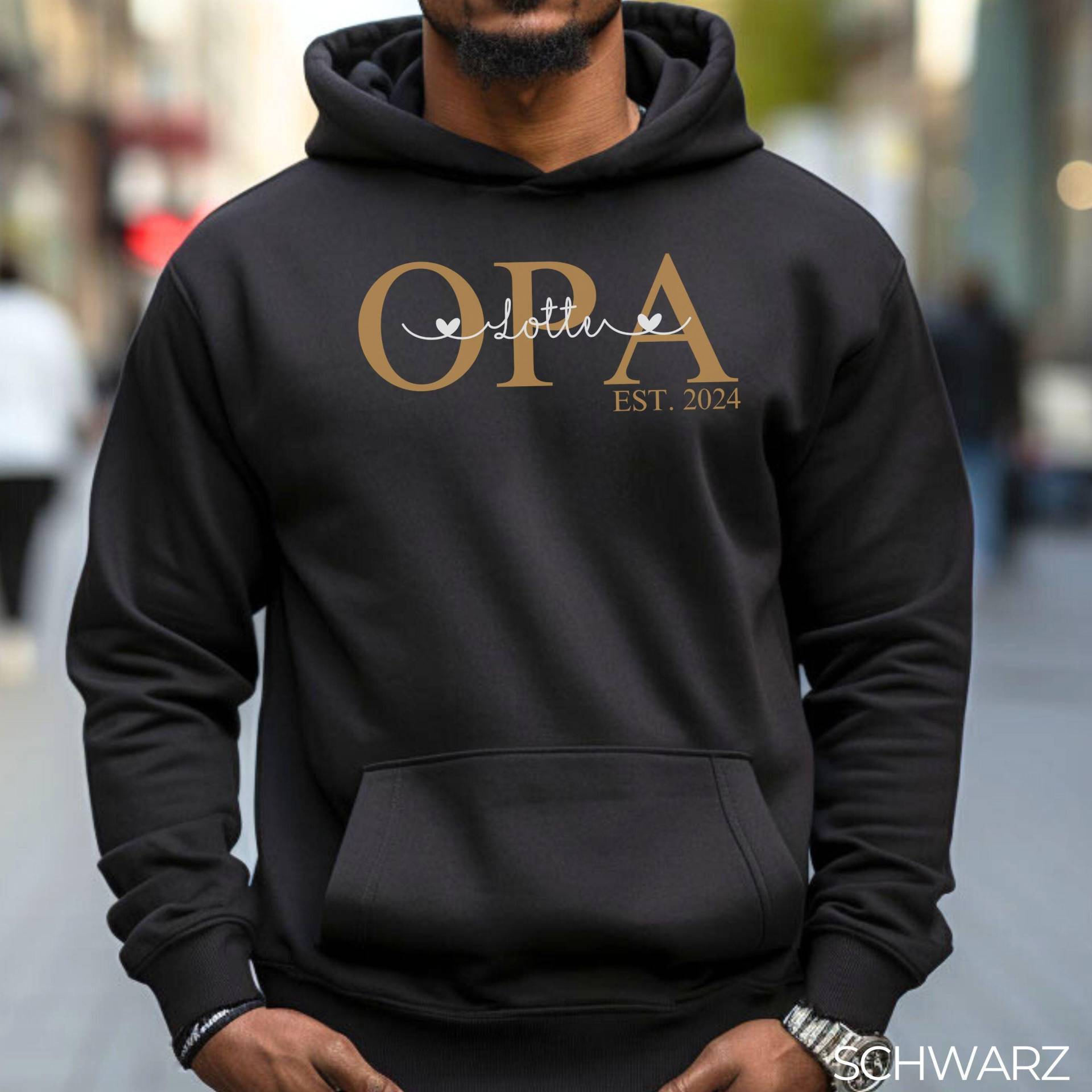 Opa Hoodie Personalisiert Mit Kindernamen, Geschenk Geburt, Geburtstagsgeschenk Für Neuen Opa, Pullover Geschenkidee Werdende Großväter von AprilLiebeDesigns