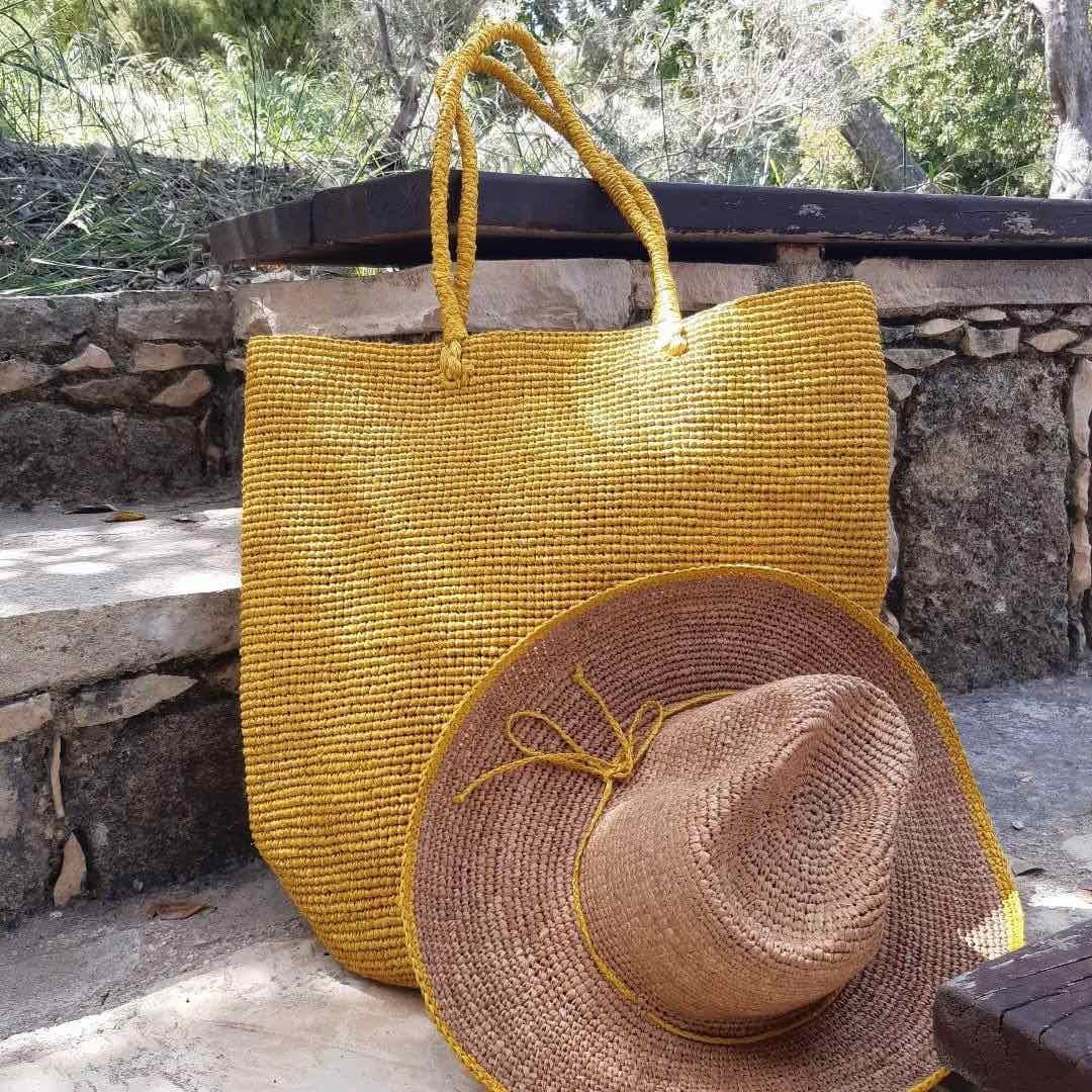 Raffia Häkeltasche Und Mütze Raffia Häkeltasche Und Mütze von AprilbyGina