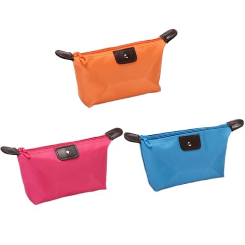 AprinCtempsD 3 Stück Kosmetiktasche Kleine Multifunktionale Kulturbeutel Damen für Handtasche Schminktasche Organizer für Reise Wasserdicht Makeup Tasche mit Reißverschluss (Set 2) von AprinCtempsD