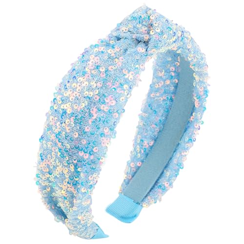 Aprince Mädchen-Haarband, glitzernd, Pailletten, Blau, Prinzessinnen-Glitzer-Haarband für Mädchen, Haarschmuck für Kleinkinder, Kinder, kleine Mädchen Aprince Mädchen-Haarband, glitzernd, Pailletten, Blau, Prinzessinnen-Glitzer-Haarband für Mädchen, Haarschmuck für Kleinkinder, Kinder, kleine Mädchen von Aprince