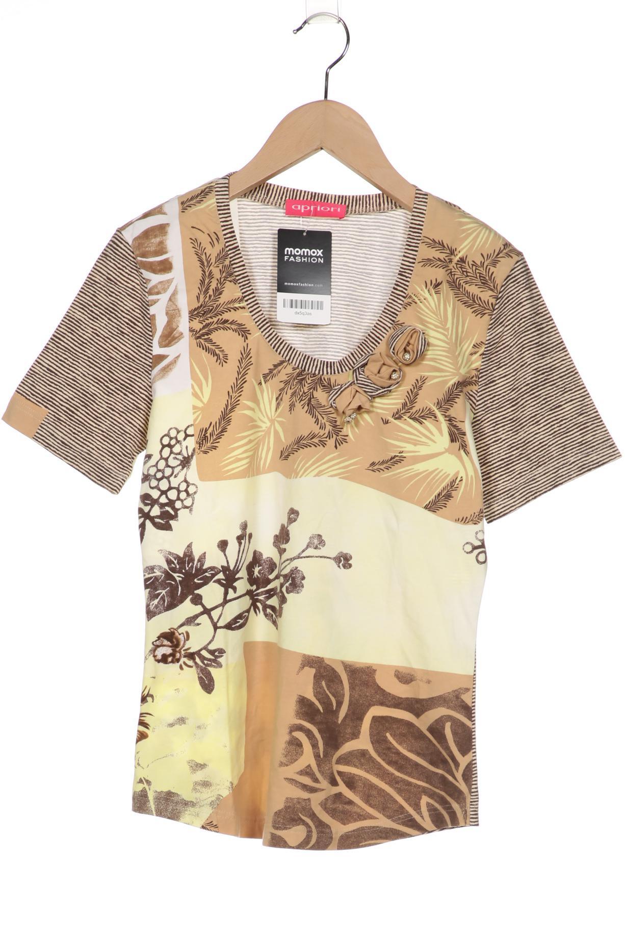 Apriori Damen T-Shirt, beige, Gr. 38 von Apriori