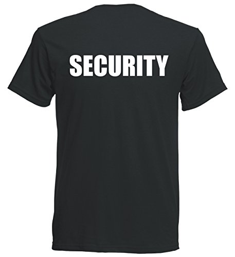 Aprom-Sports Security T-Shirt Herren - Sicherheit - Firma -, Schwarz, L von Aprom-Sports