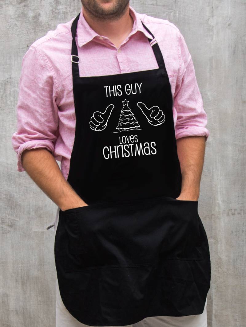Dieser Kerl Liebt Weihnachten Schürze/Große Einheitsgröße Passt Alle Für Papa Oder Opa Verstellbare Hals Und Taille Krawatten Dieser Kerl Liebt Weihnachten Schürze/Große Einheitsgröße Passt Alle Für Papa Oder Opa Verstellbare Hals Und Taille Krawatten von ApronMen