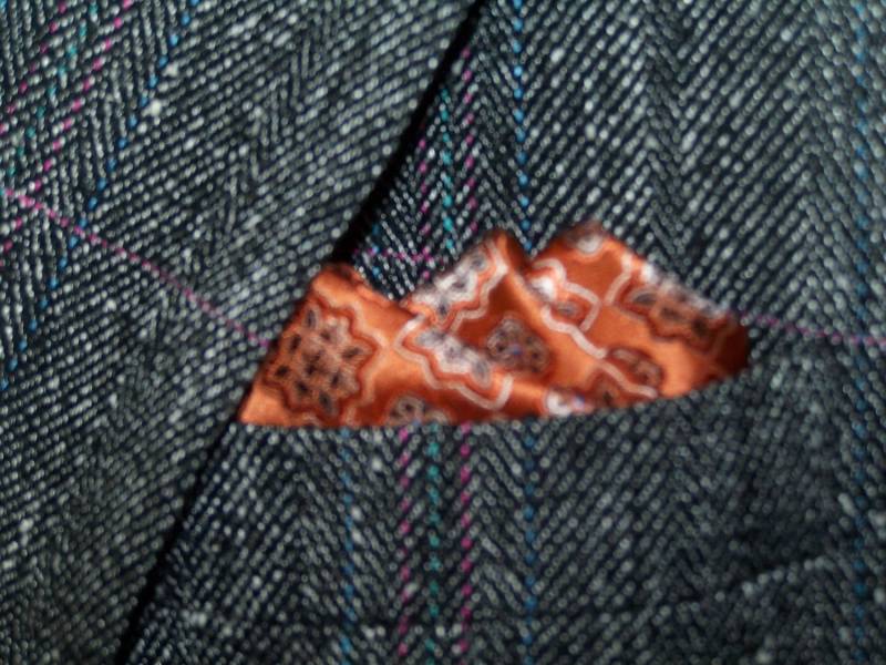 Orange Seide Tasche Platz, Handgerollt Saum Kanten, Unsichtbare Nähte, Aus Krawatte Stoff Orange Seide Tasche Platz, Handgerollt Saum Kanten, Unsichtbare Nähte, Aus Krawatte Stoff von AptosBeach