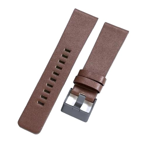 ApuaVireo&Co 22/24/26/28/30 mm Uhrenarmbänder aus schlichtem Rindsleder for Damen und Herren(Brown-black,30mm) von ApuaVireo&Co