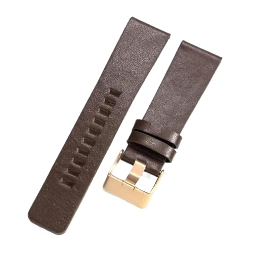 ApuaVireo&Co 22/24/26/28/30 mm Uhrenarmbänder aus schlichtem Rindsleder for Damen und Herren(Kaffeerose,32mm) von ApuaVireo&Co