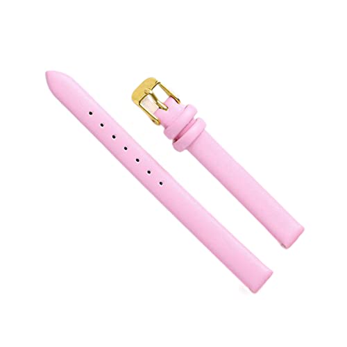 ApuaVireo&Co 8–22 mm Uhrenarmband aus vollnarbigem Rindsleder for Männer und Frauen. Allgemeines Ersatzarmband(Rose Gold,8 mm) von ApuaVireo&Co