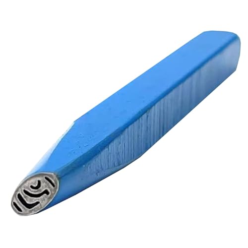 ApuaVireo&Co Metall-Design-Stempel, galvanisierter Kohlenstoffstahl, Metallstempel for die Schmuckherstellung, DIY-Stahl, 3 Zoll(Figure5) von ApuaVireo&Co