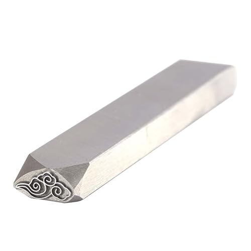 ApuaVireo&Co Metalldesign-Stempel, galvanisierter Kohlenstoffstahl, Metallstempel aus Stahl, Schmuckstanzen, DIY-Stempelzubehör, Werkzeugset(Figure13) von ApuaVireo&Co