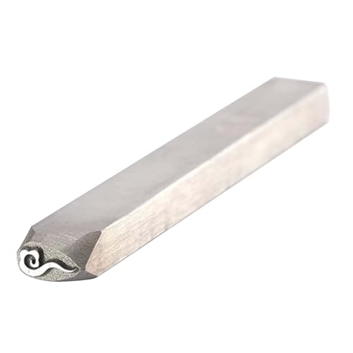 ApuaVireo&Co Metalldesign-Stempel, galvanisierter Kohlenstoffstahl, Metallstempel aus Stahl, Schmuckstanzen, DIY-Stempelzubehör, Werkzeugset(Figure27) von ApuaVireo&Co