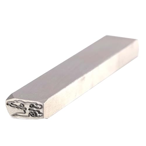 ApuaVireo&Co Metalldesign-Stempel, galvanisierter Kohlenstoffstahl, Metallstempel aus Stahl, Schmuckstanzen, DIY-Stempelzubehör, Werkzeugset(Figure3) von ApuaVireo&Co