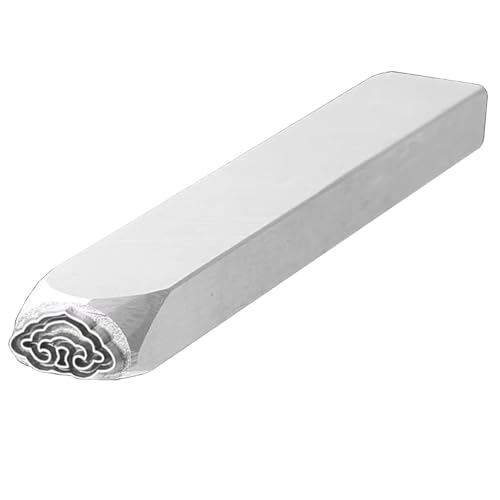 ApuaVireo&Co Metalldesign-Stempel, galvanisierter Kohlenstoffstahl, Metallstempel aus Stahl, Schmuckstempel-Set, DIY-Kunststanzer for Leder und Holz(Figure1) von ApuaVireo&Co