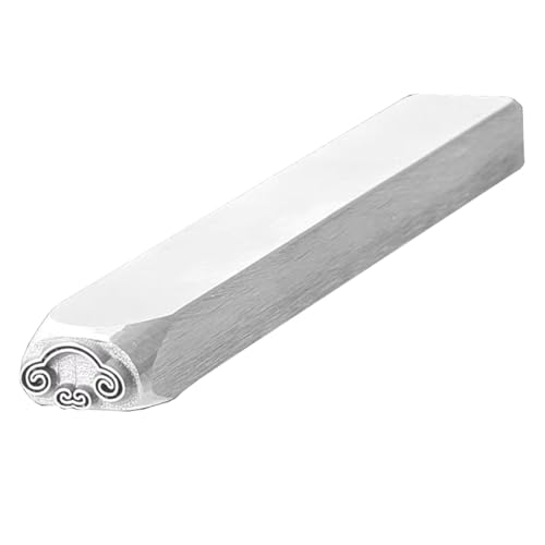 ApuaVireo&Co Metalldesign-Stempel, galvanisierter Kohlenstoffstahl, Metallstempel aus Stahl, Schmuckstempel-Set, DIY-Kunststanzer for Leder und Holz(Figure12) von ApuaVireo&Co