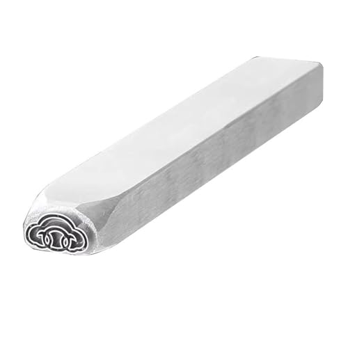 ApuaVireo&Co Metalldesign-Stempel, galvanisierter Kohlenstoffstahl, Metallstempel aus Stahl, Schmuckstempel-Set, DIY-Kunststanzer for Leder und Holz(Figure13) von ApuaVireo&Co