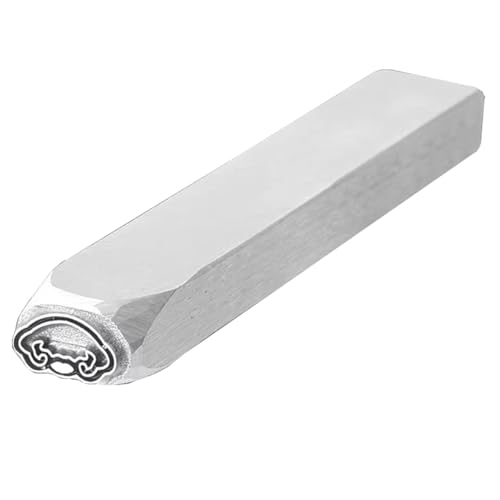 ApuaVireo&Co Metalldesign-Stempel, galvanisierter Kohlenstoffstahl, Metallstempel aus Stahl, Schmuckstempel-Set, DIY-Kunststanzer for Leder und Holz(Figure7) von ApuaVireo&Co