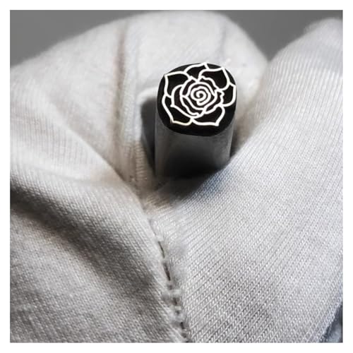 ApuaVireo&Co Metalldesign-Stempel, galvanisierter Kohlenstoffstahl, Stahlstempel-Werkzeugset mit mehreren Mustern for Metall, Kunststoff, Holz, Leder, Ton(Figure5) von ApuaVireo&Co