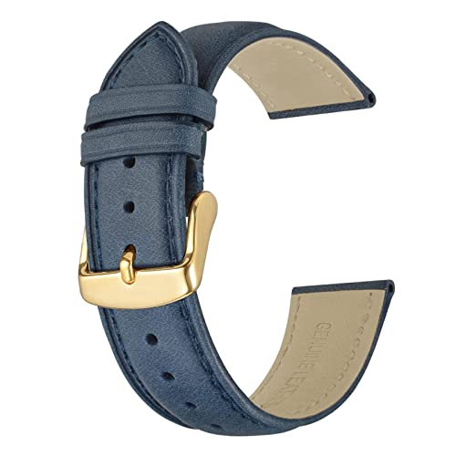 ApuaVireo&Co Uhrenarmband aus echtem Leder, 14–24 mm, Ersatzbänder for Herren und Damen, Leder von ApuaVireo&Co