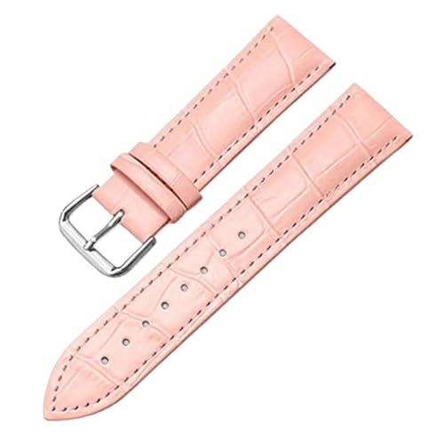 ApuaVireo&Co Universelles Ersatz-Lederarmband for 12–22 mm Uhrenarmbänder(Pink,24mm) von ApuaVireo&Co