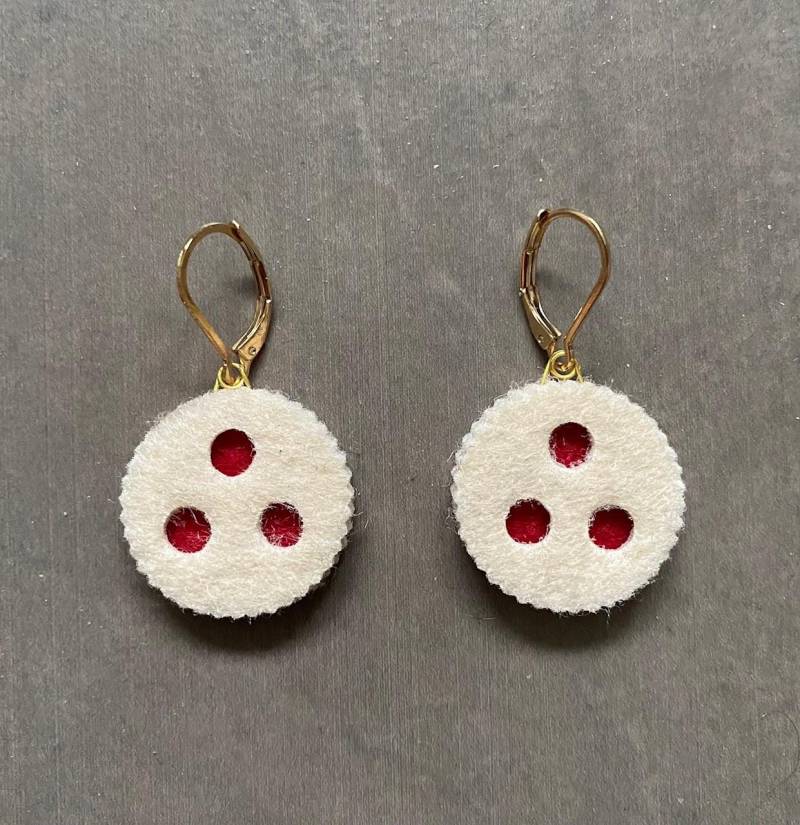 Linzer Augen Ohrringe von ApunktSpunkt