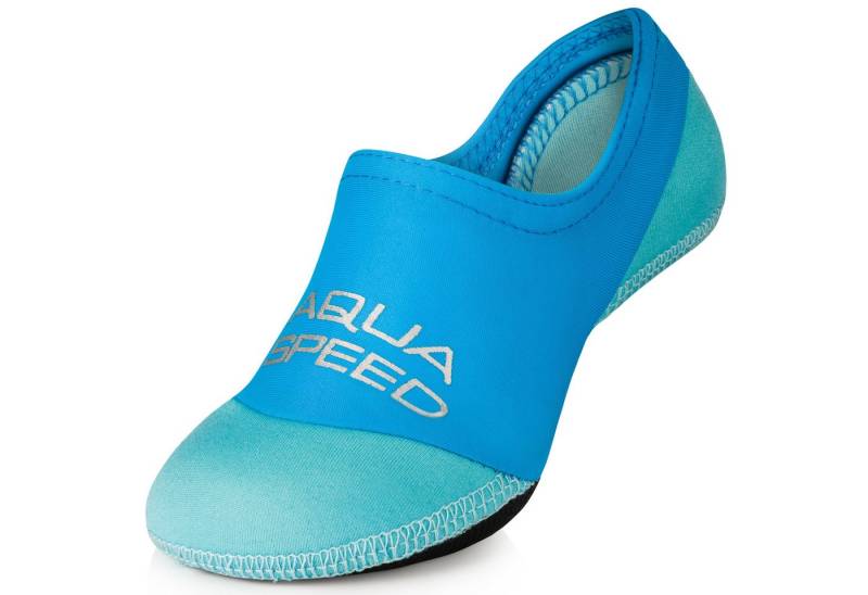 Aqua Speed Bade-Wassersocken Kinder 22/23 – Rutschfest & angenehm im Wasser Wasserschuh (Aqua-Strandsocken mit Grip – stabil & elastisch, Neopren Wassersocken Schwimmaccessoires) Weiche & flexible Schwimmsocken für Wasserspaß von Aqua Speed