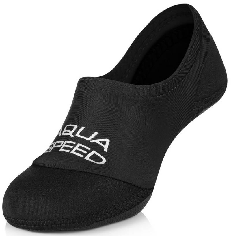 Aqua Speed Wassersport-Socken Herren 44/45 – Wärmend & wasserresistent Wasserschuh (Neopren-Schwimmsocken mit Grip – stabil & bequem, Neopren Wassersocken Schwimmaccessoires) Kinder-Wassersocken in Schwarz – Perfekt für Wassersport & Strand von Aqua Speed