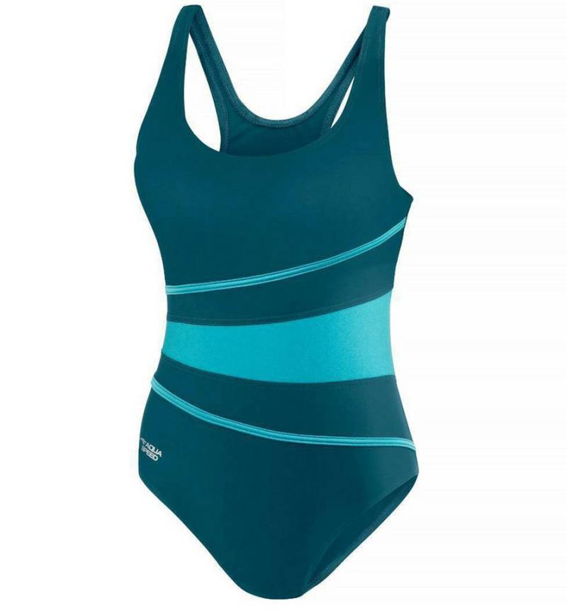 Aqua Speed Badeanzug STELLA LADY sportlicher Damen Badeanzug Einteiler Soft Cups Racerback von Aqua Speed