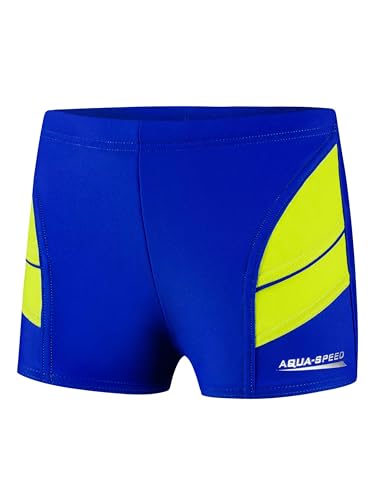 Aqua Speed Badehosen für Kinder Junge + gratis eBook | UV Schwimmhose kurz | Schwimmbekleidung | Kids Boys Swimwear | 028. Blau Grün Gr. 128 | Andy von Aqua Speed