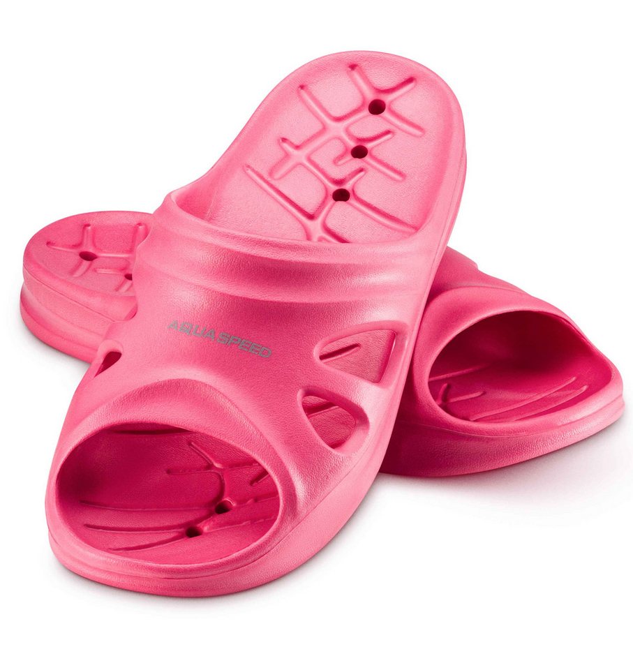 Aqua Speed Badelatschen FLORIDA + Mikrofaserhandtuch Damen Herren Kinder Badepantolette Aqua Speed Badelatschen FLORIDA + Mikrofaserhandtuch Damen Herren Kinder Badepantolette von Aqua Speed