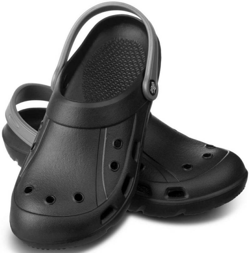 Aqua Speed LORA Herren EVA Strandschuhe – Leicht & wasserabweisend 44 Schwarz Clog Ergonomisches Design – Schont Füße & Gelenke, ideal für Entspannung von Aqua Speed