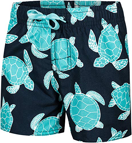 Aqua Speed Beach Shorts + gratis eBook | Badehose Jungen | Schwimmhosen Kinder Jungs | Badeshorts | Badebekleidung Turtles | Gr. 6 8 Jahre | Finn von Aqua Speed