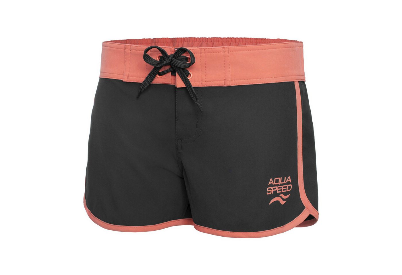 Aqua Speed Boardshorts (Schwimmshorts – bequem, dehnbar & perfekt für Sommer & Strand) Grau Koralle M – anschmiegsam, luftig & modern für aktive Frauen von Aqua Speed