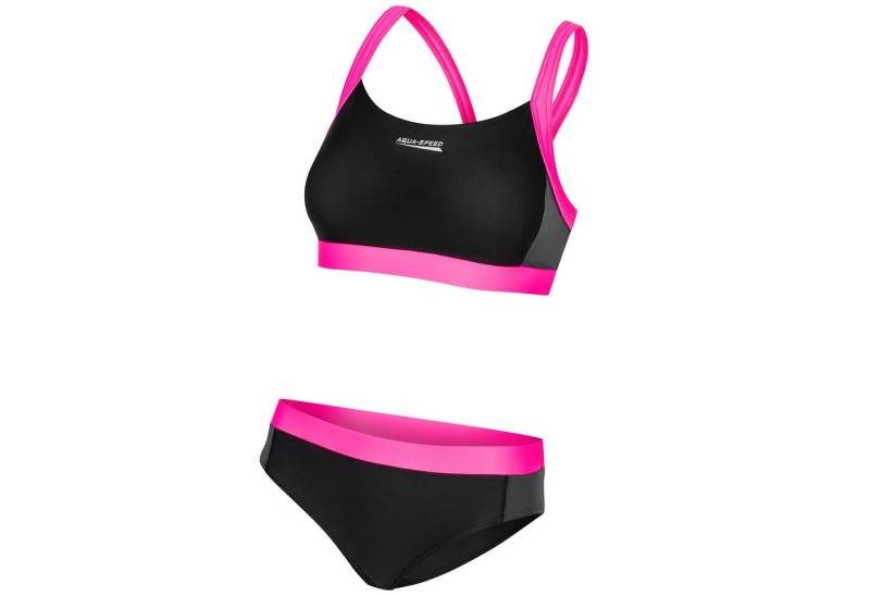 Aqua Speed Bustier-Bikini NAOMI Damen Bikini Zweiteiler schnelltrocknend + blickdicht von Aqua Speed