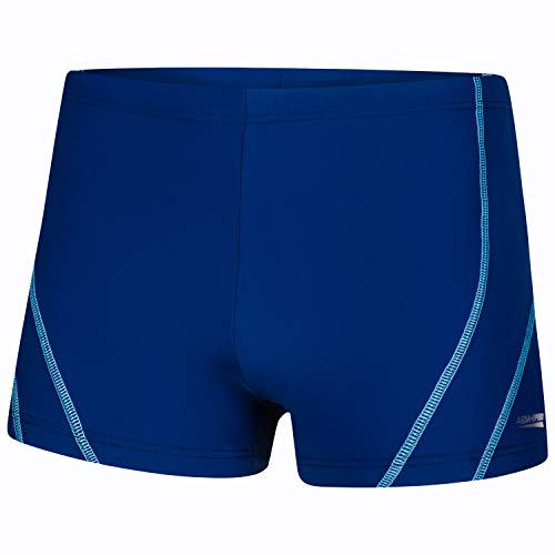 Aqua Speed Enge Badehose für Männer + gratis eBook | Boxer Schwimmhose Herren | Swim Trunks | UV Badebekleidung | Ryan, Gr. XL, Blue-Light Blue von Aqua Speed