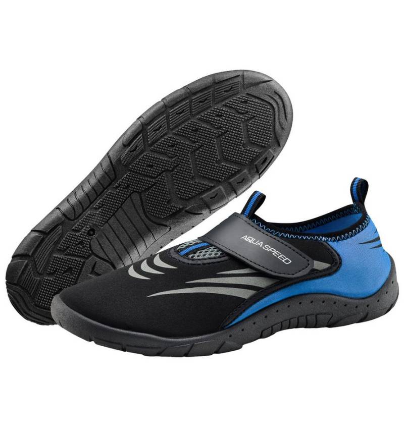 Aqua Speed Flexible Herren Badeschuhe Gr. 43 – schnelltrocknend & robust Wasserschuh (Rutschfeste Herrenschuhe – mit Profil & Komfort) Ergonomische Form – Unterstützt den natürlichen Bewegungsablauf von Aqua Speed