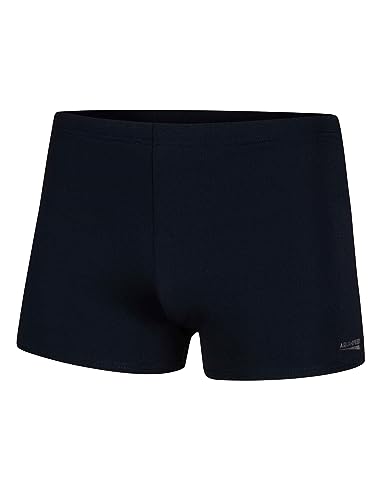 Aqua Speed Schwarze Badehose für Männer + gratis eBook | sportliche UV Schwimmhose kurz Herren | Enge Badepants | Patrick, Gr. L, 01 schwarz von Aqua Speed