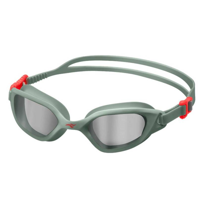 Aqua Speed Schwimmbrille Eclipse Trainingsmaske verspiegelt grau – Komfort & UV-Schutz, Flexibler Silikon-Gurt – schnell & einfach einstellbar von Aqua Speed