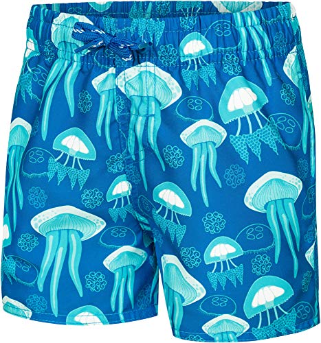 Aqua Speed Shorts Badehose Kinder + gratis eBook | Schwimmhosen Jungs | Badeshorts Junge | Swimwear Kids Boy | Jellyfish | Gr. 10 12 Jahre | Finn von Aqua Speed