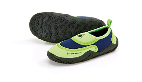 Aqua Sphere BEACHWALKER Kids Bright Green Navy Blue - 20-21 von Aqua Sphere