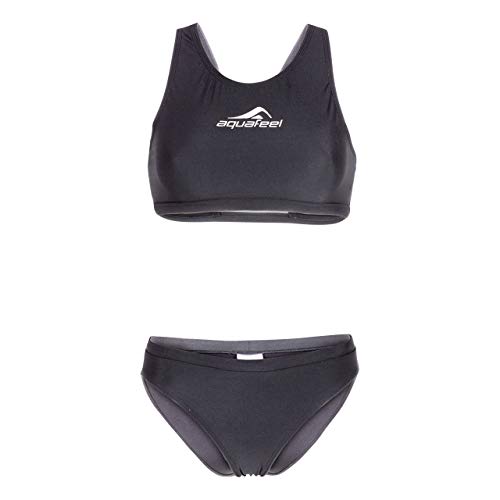 AquaFeeL Damen Bikini, schwarz, 46 von AquaFeeL