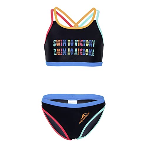 AquaFeeL Mädchen Bikini, Mini-Crossback, Retro-Design von Aquafeel