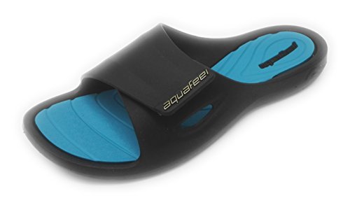 AquaFeeL Pool Schuhe Pantoletten Blau (37/38 EU) von AquaFeeL