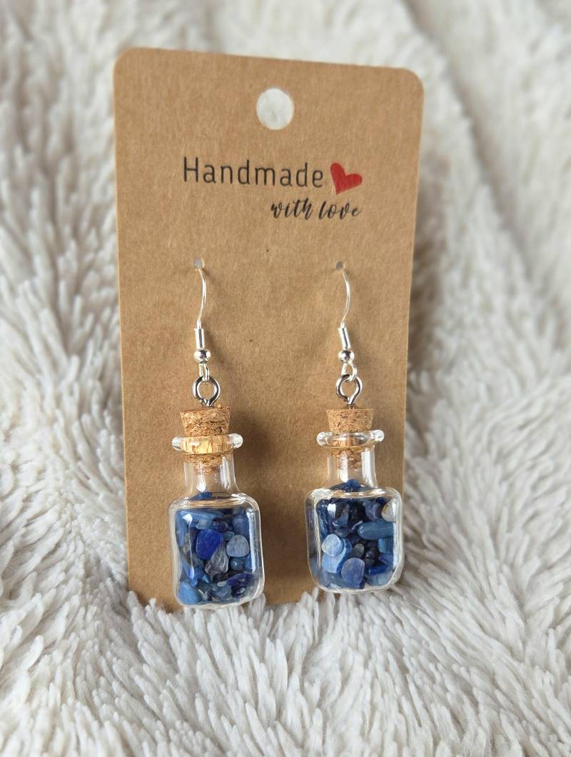 Kyanit Ohrringe Flaschen - Edelstein/Heilstein Blaue Kyanite Earrings Gemstone Gift Kyanit Ohrringe Flaschen - Edelstein/Heilstein Blaue Kyanite Earrings Gemstone Gift von AquaLoveColors
