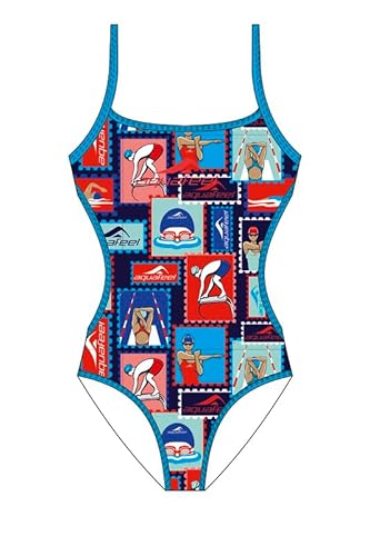 Aquafeel Girls Badeanzug Professional, V-Back, bunt von Aquafeel