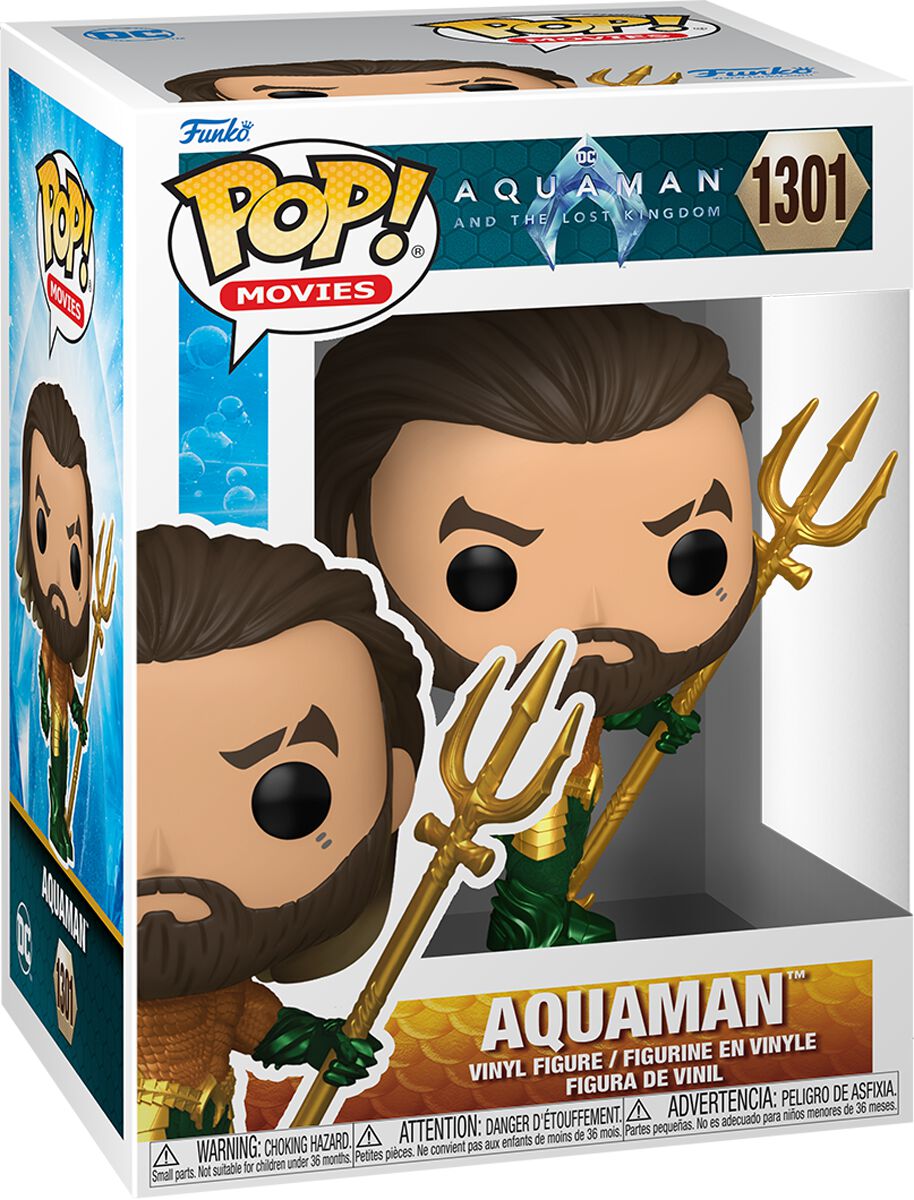 Aquaman and the lost Kingdom - Aquaman Vinyl Figur 1301 - Funko Pop! Figur - Funko Shop Deutschland - Lizenzierter Fanartikel von Aquaman