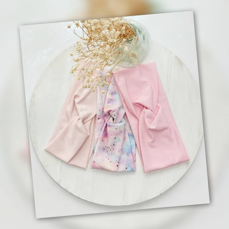 Sparset 3Er Stirnband Haarband Mädchen Handmade Geschenk von AquarelaAccessoires