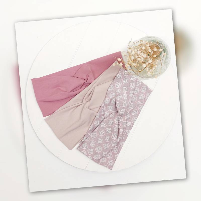 Sparset 3Er Stirnband Haarband Mädchen Handmade Geschenk von AquarelaAccessoires