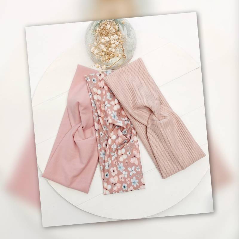 Sparset 3Er Stirnband Haarband Mädchen Handmade Geschenk von AquarelaAccessoires