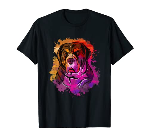 Großer Schweizer Sennenhund Kleidung für Hunde Mama Hunde T-Shirt von Aquarell Wasserfarben Geschenk für Hundebesitzer