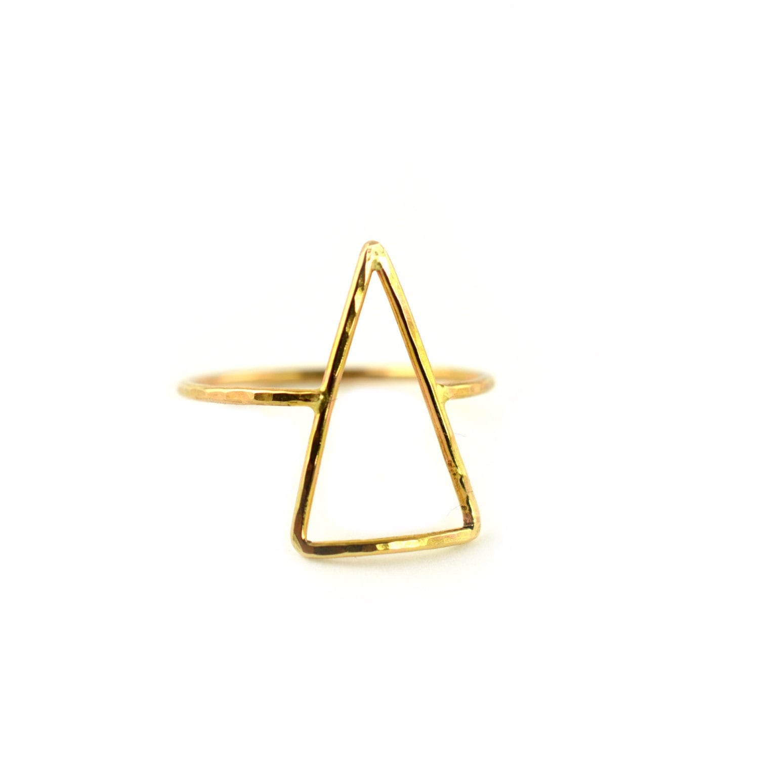 Großer Dreieck Ring, Gold Pfeil Geomtric Schmuck Symbol Rdltri Großer Dreieck Ring, Gold Pfeil Geomtric Schmuck Symbol Rdltri von AquarianThoughts