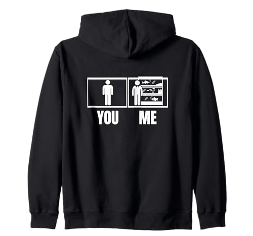 Stolze Fischhaltung Lustige Männer Fischhalter Kapuzenjacke von Aquarium Enthusiast Gifts